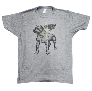 Barbell Rude Dogs 90's Streetwear Pitbull T-Shirt - Picture 1 of 1