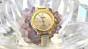 Gruen Diamond Quartz Womens Watch  236-Y121 Two-Tone - Picture 1 of 10