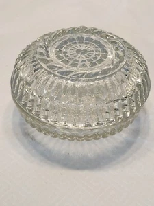 Trinket Box Clear Vintage Ring Jewelry Dish - Picture 1 of 6