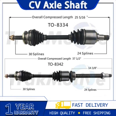 TrakMotive Front Left Front Right CV Axle Shaft 2x fits 2011 - 2013 Scion tC - Image 1 of 4