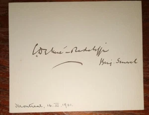 General  Charles Delme-Radcliffe (1864-1937) Autograph - Signed & Inscribed Card - Picture 1 of 2