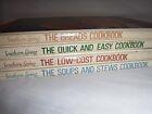 1979 Southern Living Cookbook Set of 4 Breads Soup Stew Low Cost Quick & Easy