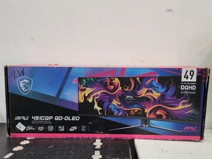 *NEW* MSI MPG 491CQP QD-OLED, 49 inch Curved OLED Gaming Monitor, 0.03ms, 144Hz - Picture 1 of 4