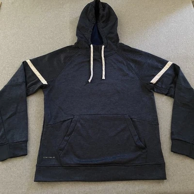 Layer 8 Tech Fleece Training Hoodie Men’s Medium Navy Black Sweatshirt Active - Image 1 of 4