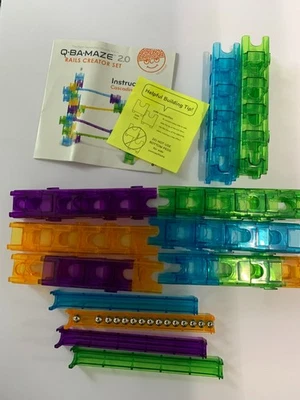 Juego creador de rieles Q-BA-MAZE 2.0, laberinto de mármol, Mindware Foto 1 de 2