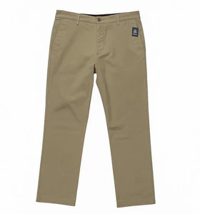 Volcom Vmonty Pants Men’s Khaki Chino Classic Fit Size 38 NWT - Picture 1 of 8