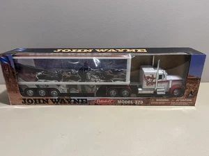 New Ray John Wayne Peterbilt Model 379 Semi Truck Trailer 1/32 Die Cast NIB - Picture 1 of 7