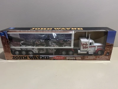New Ray John Wayne Peterbilt Model 379 Semi Truck Trailer 1/32 Die Cast NIB - Image 1 of 4