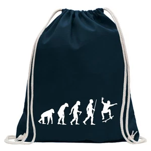 Skateboard Skaten Evolution Turnbeutel Rucksack Sport Beutel Ziehgurt - Bild 1 von 98