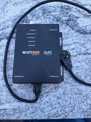 WB-300-IP-3 WATTBOX 3-OUTLET POWER SURGE AUTO REBOOT OVRC DEREG / FACTORY RESET! - Image 1 of 2