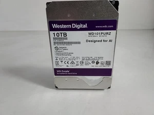 Western Digital WD Purple WD101PURZ 10 TB SATA III 3.5 in Surveillance Drive - Picture 1 of 3