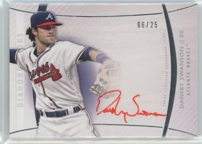 Dansby Swanson 2017 Topps Diamond Icons RC Auto /25 #RA-DSW Atlanta Braves - Image 1 of 2