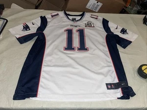 Julian Edelman Super Bowl NEW ENGLAND Patriots Jersey MenS Xxl White NIKE Clean - Picture 1 of 13