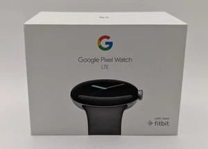 Google Pixel Watch 41mm Polished Silver Stainless Steel - Brand New - Zdjęcie 1 z 2