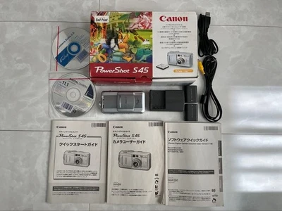 Canon PowerShot S45 Compact Digital Camera 4MP Optical Zoom Tested Condition - Image 1 of 4