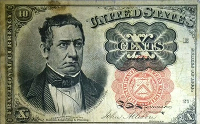 1874 10 Cents Fifth 5th Issue Fractional Note Fr 1266 - Image 1 of 4