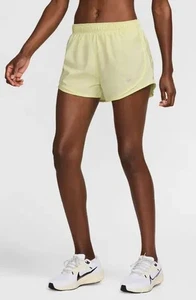 Nike Tempo Pantaloncini da Corsa Donna Lime Heather GRANDI - Foto 1 di 5