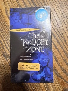 Twilight Zone VHS After Hours & Time Enough at Last Rod Sterling Cult Classic - Picture 1 of 2
