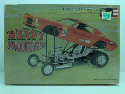 Revell Camaro Z/28 Funny Car "Heavy Hugger" 1:25 Scale Model Kit *Factory Seal* - Image 1 of 3