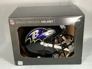 Casco de fútbol americano réplica tamaño completo Baltimore Ravens Riddell Speed - Imagen 1 de 5