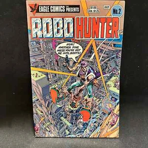 ROBO HUNTER Volume 1 No. 2 July 1984 Eagle Comics Magazine Book Vintage - Picture 1 of 10