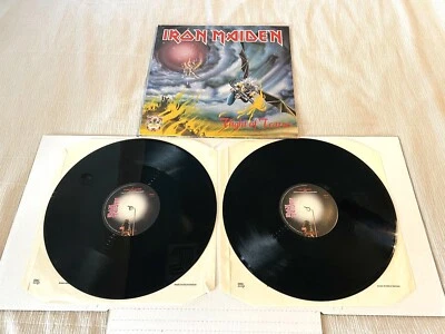 IRON MAIDEN -ICARUS / TROOPER- 1990 UK 2LP GF VINYL RECORDS "1ST TEN YEARS" IRN5 - Image 1 of 4