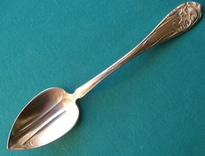 Fleur De Luce Flower Lis silverplate o/c Fruit Grapefruit Citrus Spoon (S) - Picture 1 of 5