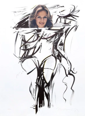 Lápiz MEL RAMOS FIRMADO Litografía Original con COLLAGE Ltd. Edición de KOONING Foto 1 de 4