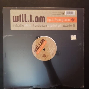 NEW/SEALED: Will.I.Am "I Got It From My Mama" Single 12" Vinyl Record - Picture 1 of 2