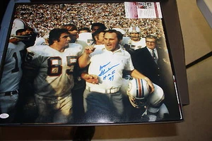 MIAMI DOLPHINS SIGNED 16X20 PHOTO OF DON SHULA HOF 1972 17-0 JSA!!! - Picture 1 of 1