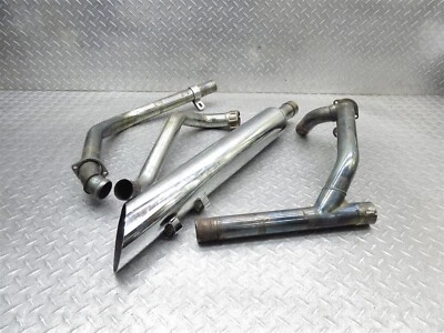 2004 Harley Davidson Road King FLHRCI Exhaust Muffler Header Manifold Head Pipe Foto 1 de 4