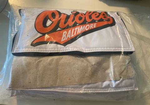 New Unused Vintage Baltimore Orioles Lunch Box Insulated Cooler - Bud Light 90s Cover