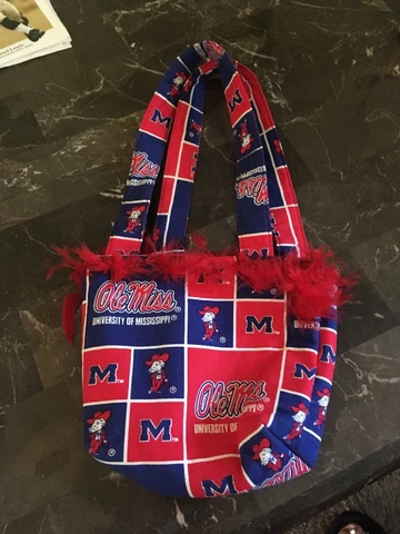Ole Miss Rebels Colonel Reb Fashion Purse Children Kids Cover