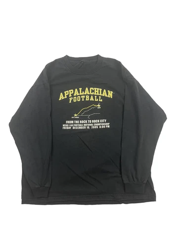 Appalachian state 2005 Football Championship Shirt Xl Vintage App State Cover
