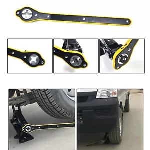 Labor-Saving Car Scissor Jack Ratchet Wrench Tire Wheel Lug Wrench Repair Tool - Picture 1 of 7