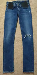 Citizens of Humanity Racer Low Rise Skinny Distressed Jeans Size 25 RN109670 - Picture 1 of 4