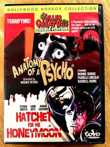 Anatomy of a Psycho (1961) /Hatchet for the Honeymoon (1969) (DVD 2001) (VG) - Picture 1 of 3
