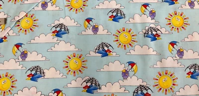 HENRY GLASS - NOAH'S STORY #9454-11 - CIELO, NUBES, SOL -AZUL CLARO- POR LA YD Foto 1 de 2