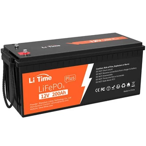 LiTime 12V 200Ah PLUS Lithium Batterie 200A BMS LiFePO4 für Solar Wohnmobil Boot - Bild 1 von 14