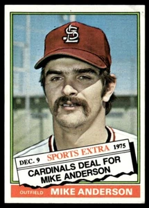 Topps Traded Mike Anderson St. Louis Cardinals 1976 #527T - Imagen 1 de 2