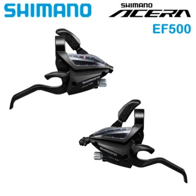 SHIMANO ST-EF500 3/7/8 Speed Bicycle MTB Bike Shifter Set Brake Lever Fit EF51 - Image 1 of 4