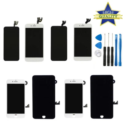 For iPhone 6 6 Plus 6S 7 Plus LCD Display Touch Screen Replacement + Tools - Image 1 of 4