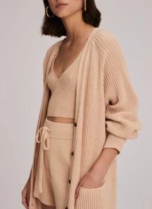 $195 A.L.C Women's Pink Adjustable Ribbed Billie Chino Shorts Size XSmall - Picture 1 of 2