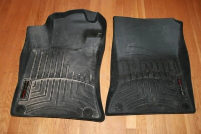 Alfombrillas Weathertech negras revestimientos Nissan Altima 2019 2020 2021 2022 primera fila Foto 1 de 2