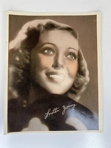 Vintage Loretta Young Black And White Photo Glamour Fashion Portrait Actor 8x10 - Picture 1 of 9