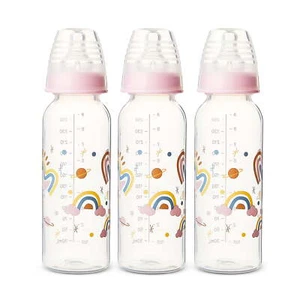 Parent's Choice Standard Neck Bottle, 9 fl oz, Newborn 0+ Months, 3 Pack - Picture 1 of 6