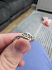 Clogau Ring 3Sppfr - Past Present Future Sterling Silver Ring Size Q - Rrp £99.