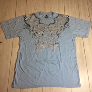 Southpole T shirt Mens Size M Light Blue Graphic T-Shirt RN82628 Cotton - Picture 1 of 6