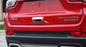 Para Jeep Compass 2017-2021 1 pieza ABS cromo manija de puerta trasera cubierta de moldura de tazón - Imagen 1 de 5
