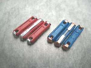 Red 16A Blue 25A Fuse for Audi VW Porsche Made in Germany Pack of 6 Ships Fast! - Picture 1 of 5